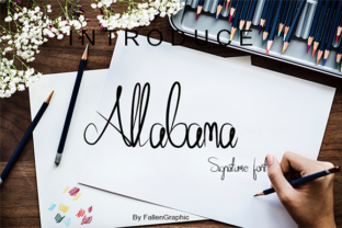 Allabama: A Script Font That Breathes With Your Content