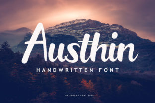 Austhin: A Modern Handmade Font