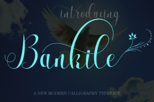 Bankile: A Modern Calligraphy Font