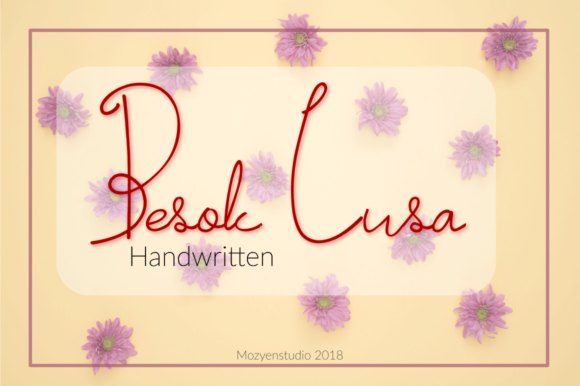Besok Lusa: Elegant Handwritten Font