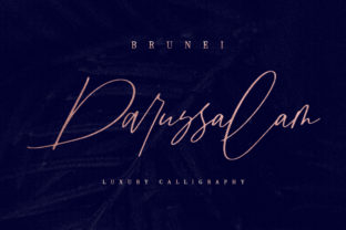 Brunei Darussalam Font: Elegant Script for Campaigns