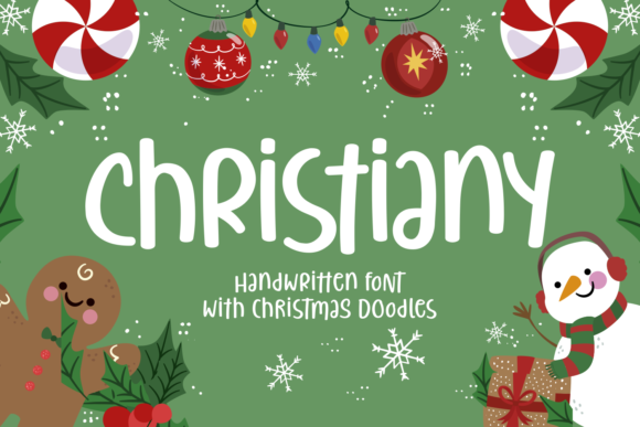 Christiany: A Playful Handwritten Font