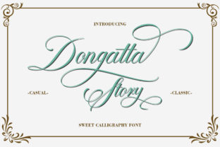 Dongatta Story Font: Elegant Script for Editorial Design