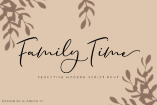 Family Time: A Script Handwritten Font for Elegant Digital Branding