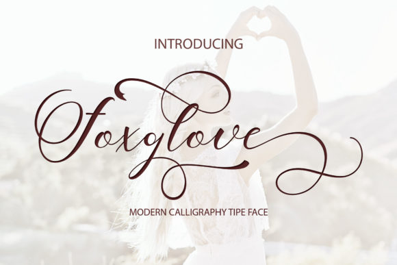 Foxglove Script: Elegant Handwritten Font
