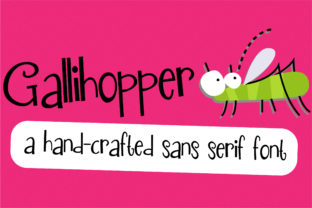 Gallihopper: A Handwritten Font for Editorial Design