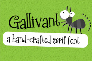 Gallivant: A Handwritten Font for Creative Makers