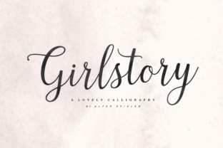 Girlstory: A Script Handwritten Font for Warm, Human-Centered Web Design