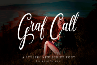 Graf Call Script: A Modern Script Font That Elevates Campaign Visuals