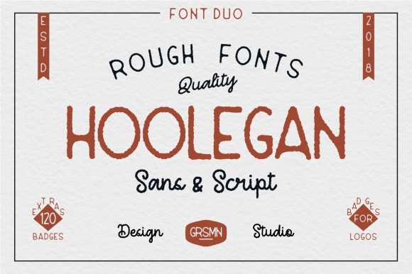 Hoolegan Duo: A Handwritten Font for Creative Projects