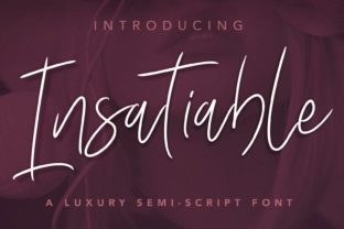 Insatiable Script: A Luxurious Font for Web Design