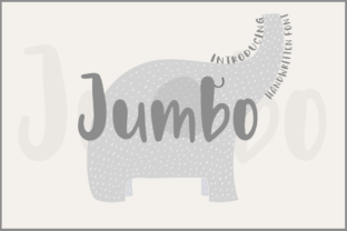 Jumbo: A Playful Script Font for Makers