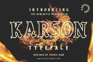 Karson: A Bold Blackletter for Web Design