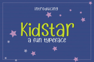 Kidstar: A Playful Font for Creative Design
