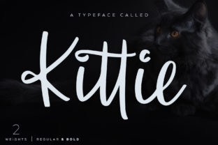 Kittie: A Handwritten Script for Elegant Design