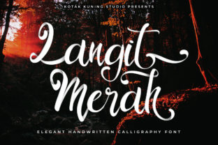 Langit Merah Font for Editorial Design