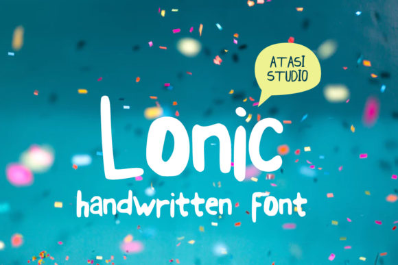 Lonic: A Handwritten Font for Creative Expression
