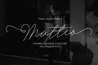 Matteo Duo: A Refined Script Font Pair for Digital Branding