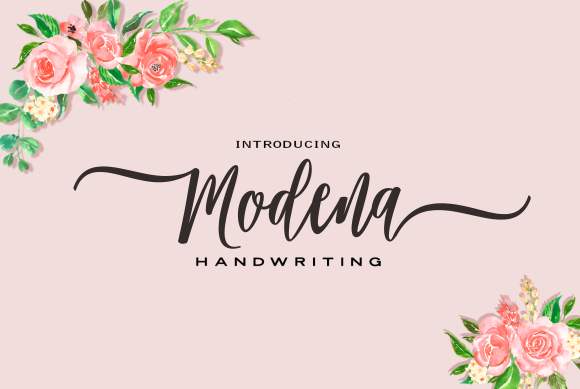 Modena: A Handwritten Typeface That Feels Like a Thoughtful Pause