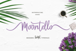 Moontello Script: A Handwritten Font for Editorial Design