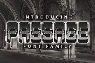 Passage: A Retro 3D Font That Builds Brand Trust