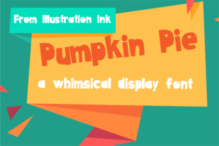Pumpkin Pie Font: A Whimsical Display Typeface for Small Business Branding