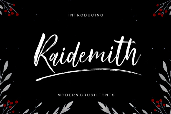 Raidemith: A Script Handwritten Font That Converts