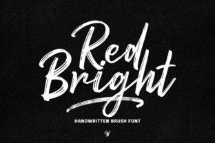 Red Bright: A Bold Brush Font for Creative Projects