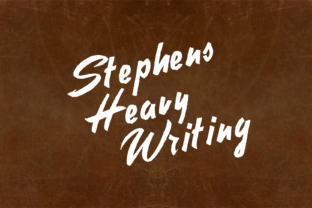 Stephens Heavy Writing: A Bold Script Font for Digital Impact