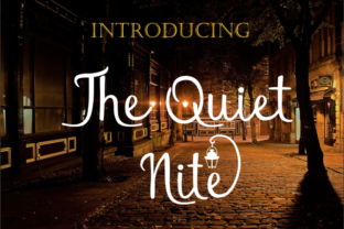 The Quiet Nite: A Thoughtful Script Font for Editorial Calm
