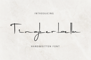 Tingkerbella: A Handwritten Script Font
