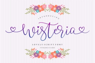 Wisteria Script: A Handwritten Font for Elegant Digital Branding