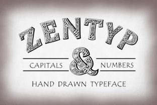 Zentyp: A Decorative Typeface for Elegant Design